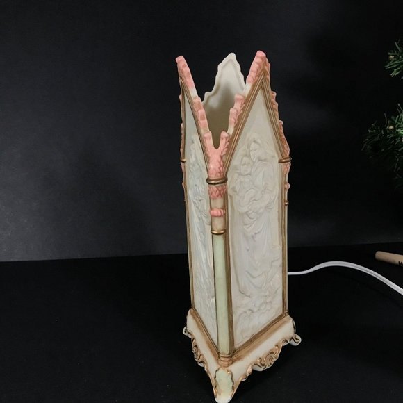 Vintage porcelain night light madonna and child/po - Picture 6 of 8